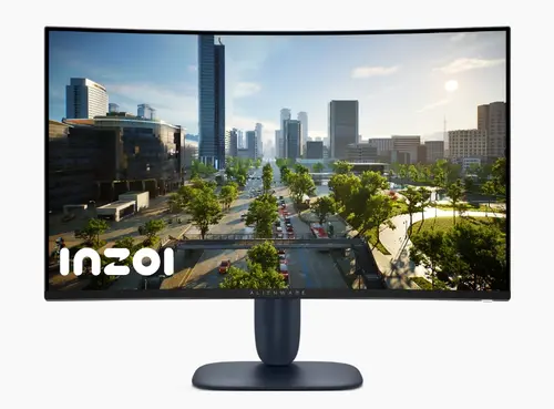 Монитор, Dell Alienware AW3225DM, 31.5" Curved WQHD LED AG , VA, 1ms GTG, 3000:1, 400 cd/m2, 2560x1440, 180 Hz, 95% DCI-P3, HDR, VRR, AMD FreeSync, VESA AdaptiveSync, HDMI, DP, USB 5Gbps, PIP, PBP, Height Adjustable, Tilt, Black - image 1