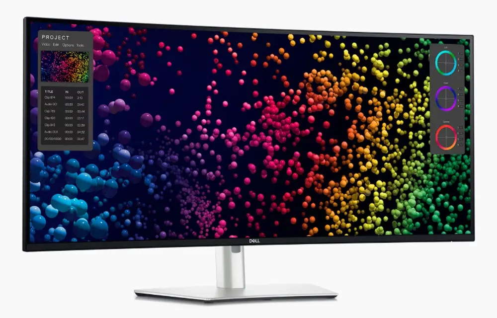 Монитор, Dell U4025QW, 39.7" 5K UtraSharp Curved WUHD (5120x2160), AG, IPS, 21:9, 5ms, 1000:1, 600 cd/m2, DCI-P3 99%, HDMI, DP, HDR600, USB Hub, Thunderbolt 4/USB-C, USB 3.2, RJ45, Speacers, PbP, Height Adjustable, Swivel, Tilt, Black
