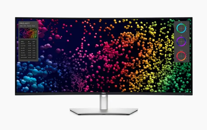 Монитор, Dell U4025QW, 39.7" 5K UtraSharp Curved WUHD (5120x2160), AG, IPS, 21:9, 5ms, 1000:1, 600 cd/m2, DCI-P3 99%, HDMI, DP, HDR600, USB Hub, Thunderbolt 4/USB-C, USB 3.2, RJ45, Speacers, PbP, Height Adjustable, Swivel, Tilt, Black - image 1