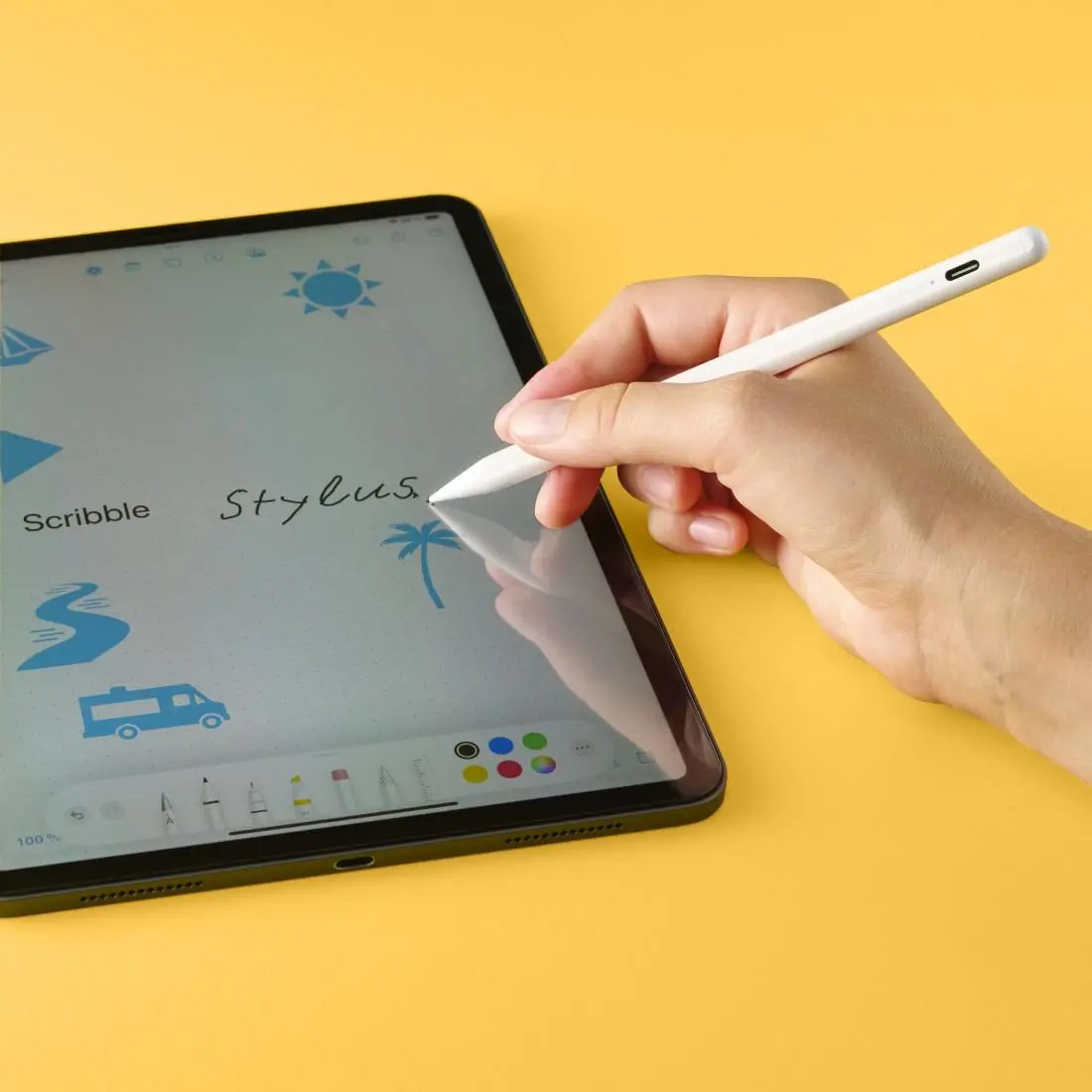 HAMA Писалка /стилус/ за таблет Apple iPad, "Scribble", висока точност, разпознаване на наклон - image 12
