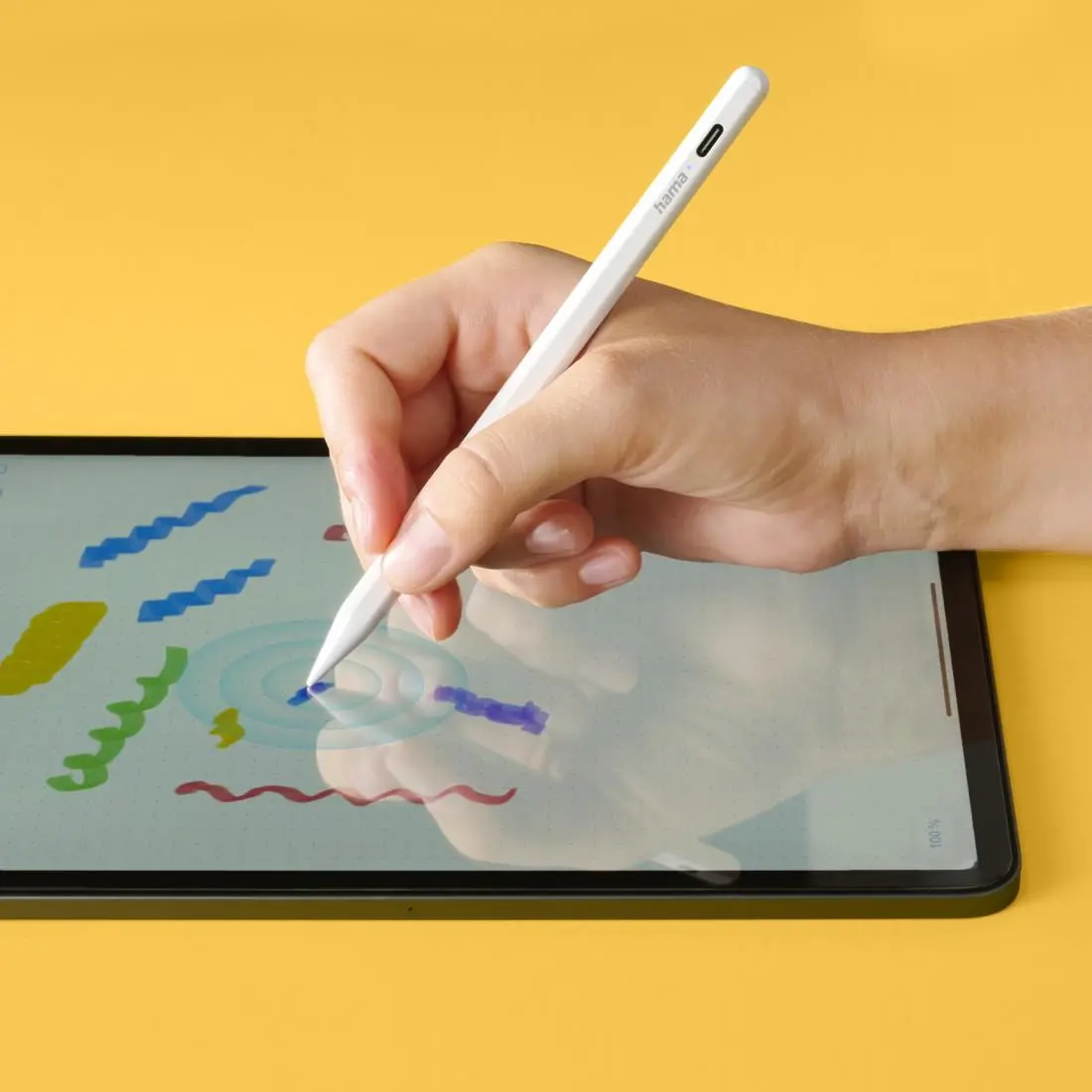 HAMA Писалка /стилус/ за таблет Apple iPad, "Scribble", висока точност, разпознаване на наклон - image 18