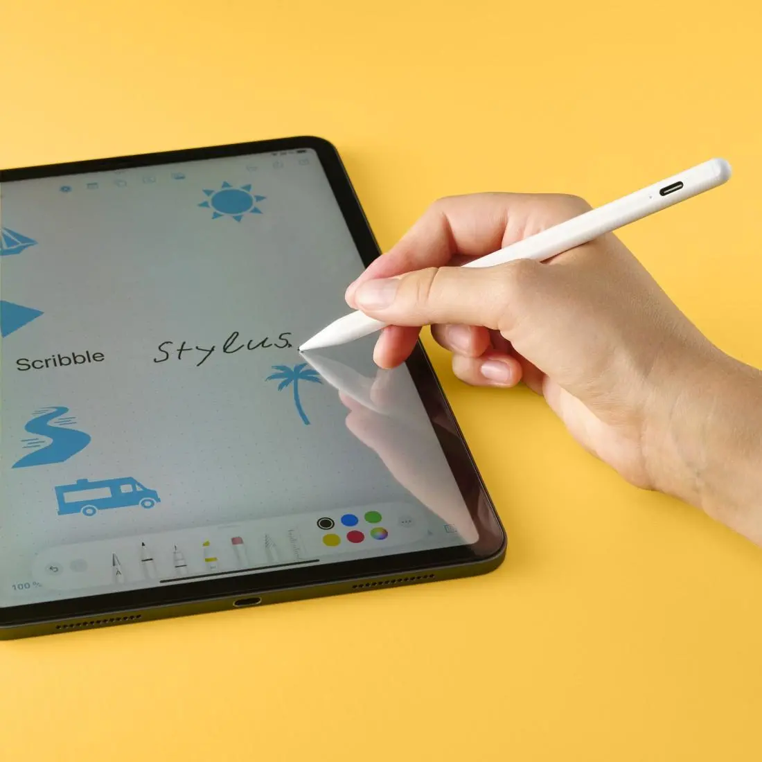 HAMA Писалка /стилус/ за таблет Apple iPad, "Scribble", висока точност, разпознаване на наклон - image 3