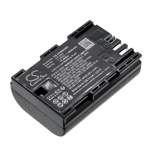 Батерия за фотоапарат CANON EOS 5D, EOS 60D LiIon 7.2V 2000mAh  Cameron Sino - image 2