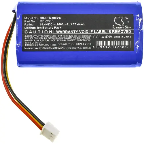 Батерия за прахосмукачка Blaupunkt BPK-VCBB1XB, V-tac VT-5555, Midea М4 LiIon 14,4V 2600mAh CAMERON SINO - image 2