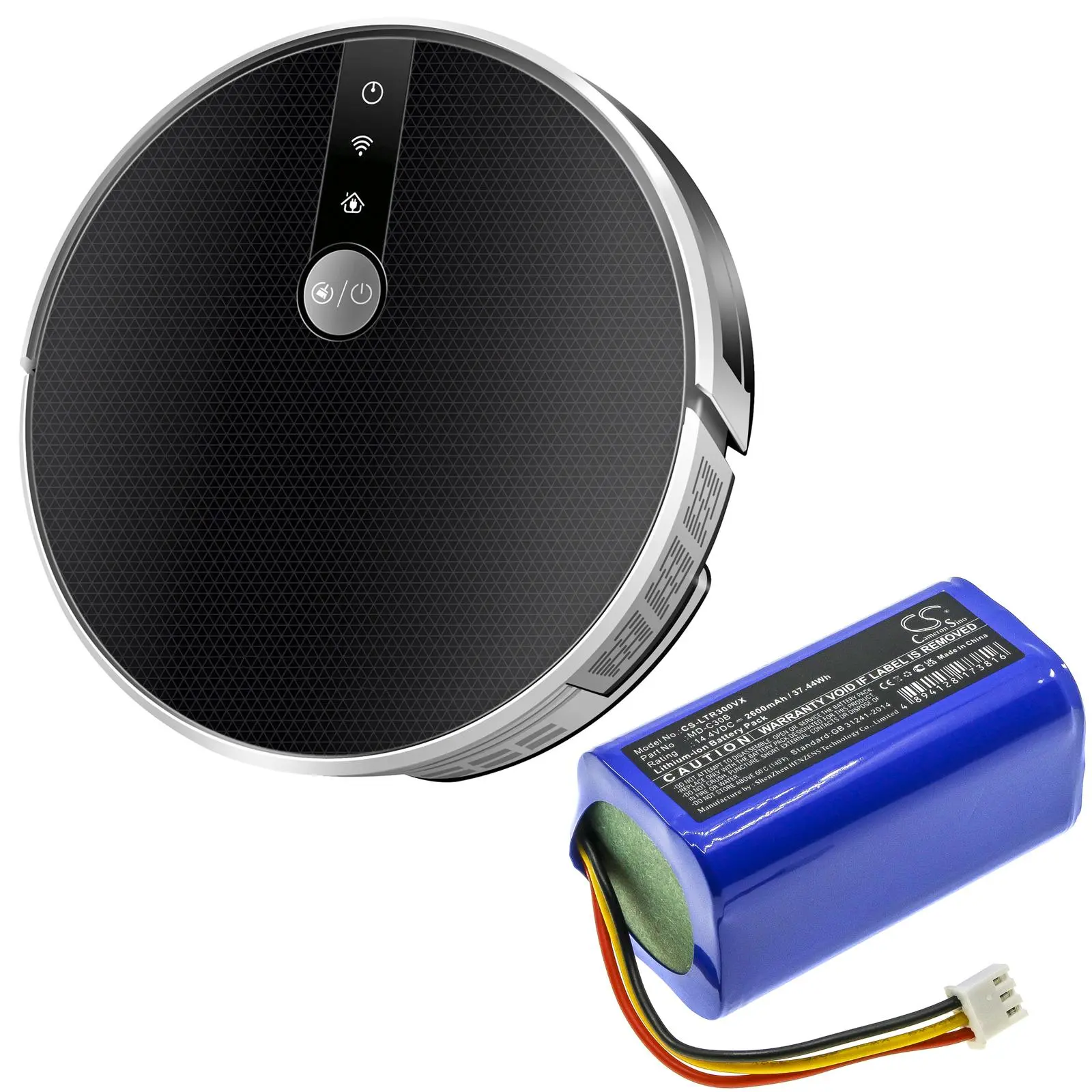 Батерия за прахосмукачка Blaupunkt BPK-VCBB1XB, V-tac VT-5555, Midea М4 LiIon 14,4V 2600mAh CAMERON SINO - image 3