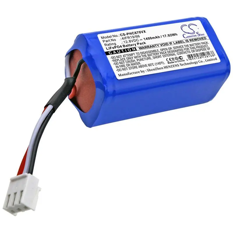 Baterie pentru aspirator Philips FC8603, FC8700, SmartPro Compact LiFePO4 12,8V 1400mAh CAMERON SINO