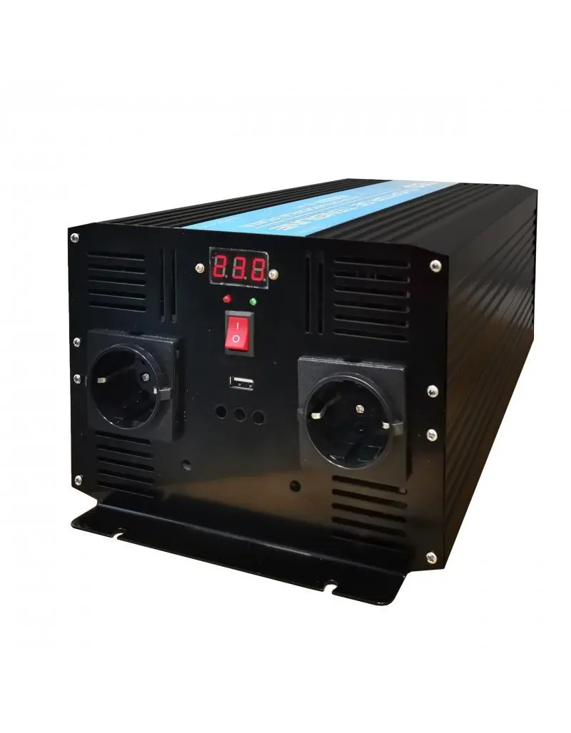 Инвертор 12/220 V DC/AC 4000/8000W Pure Sine Wave TED000415 TED ELECTRIC
