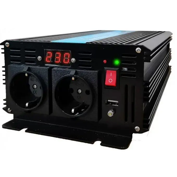 Инвертор 12/220 V DC/AC 2500/5000W Pure Sine Wave TED000392 TED ELECTRIC