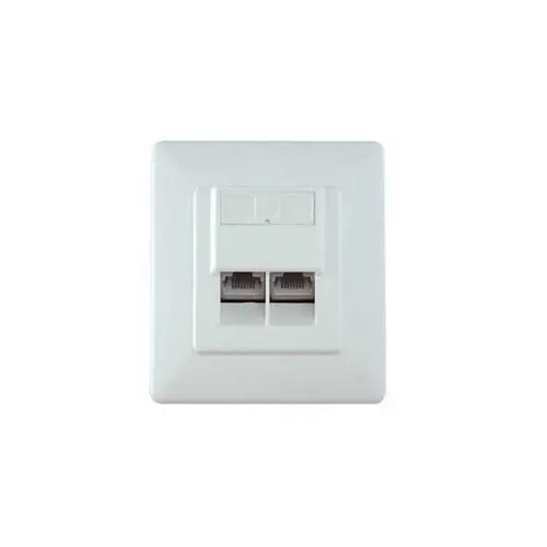 Розетка Screened GE Style Data Wall Outlet 2x RJ45 (H) - Flush Mount