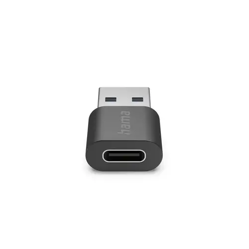 Адаптер HAMA USB-A мъжко - USB-C женско, USB 3.2 Gen 2, 10 Gbit/s, Черен - image 2