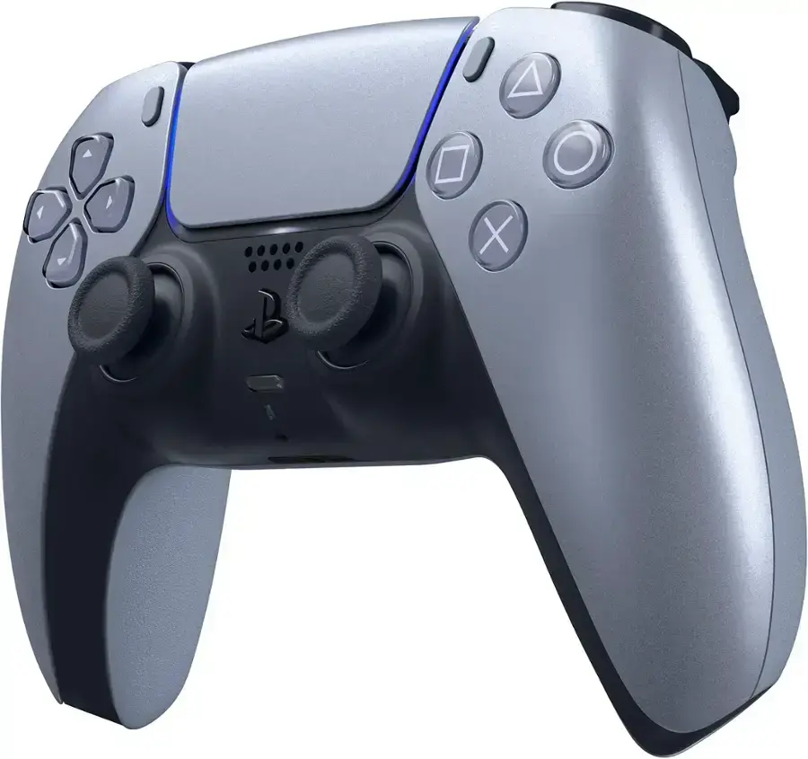 Безжичен геймпад Sony PS5 DualSense - Sterling Silver - image 1