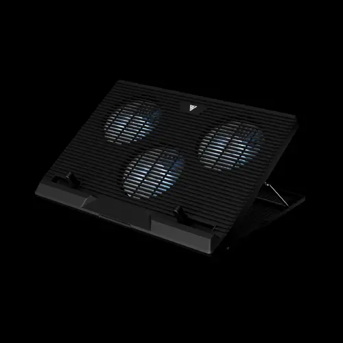 Gamdias Охладител за лаптоп Gaming Notebook Cooler 19" - AETHER E1 - USB Hub, Phone Stand - image 1