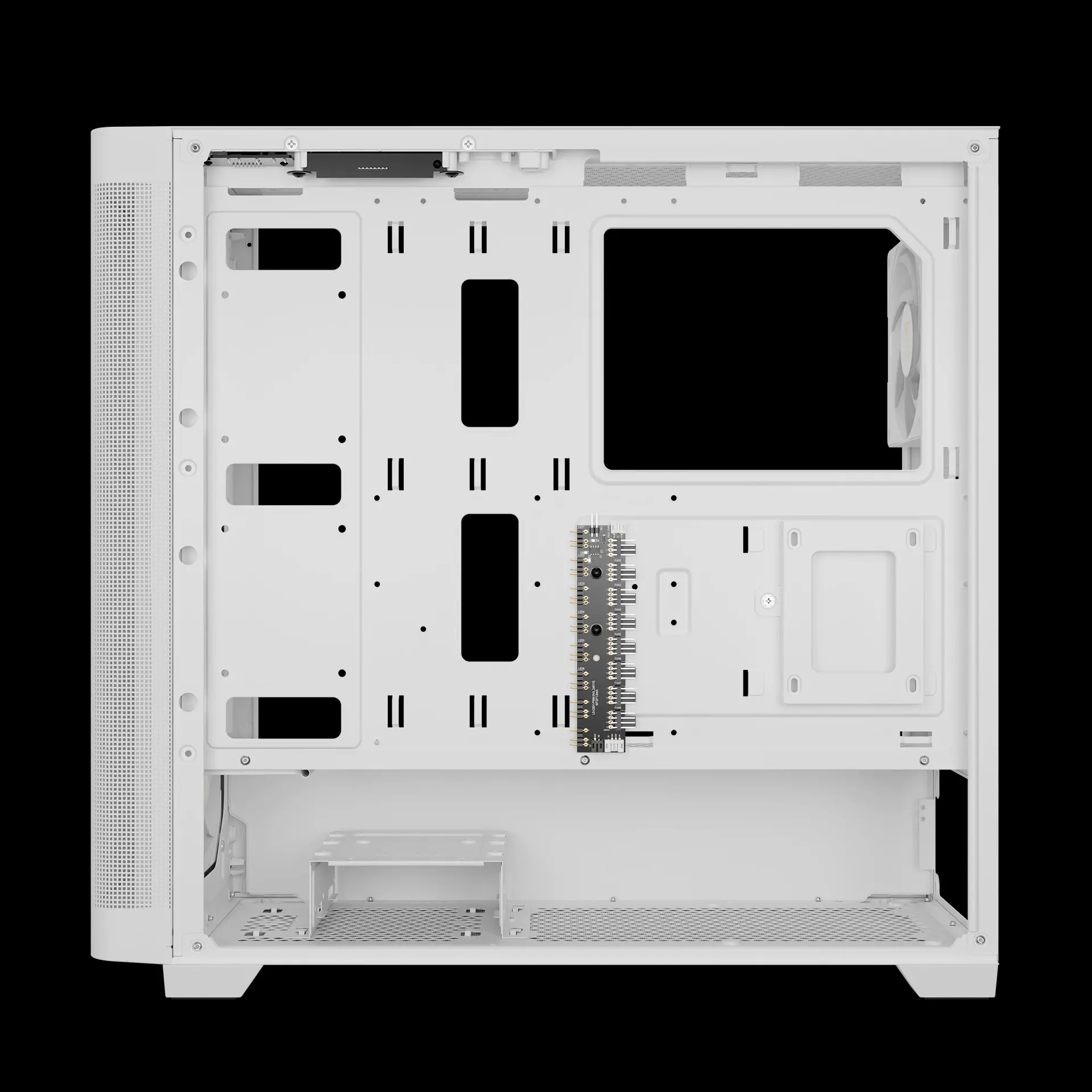 Gamdias кутия Case E-ATX - ATHENA M3 White - USB-C, 4 x 120 mm A-RGB, Mesh, Tempered Glass - image 7