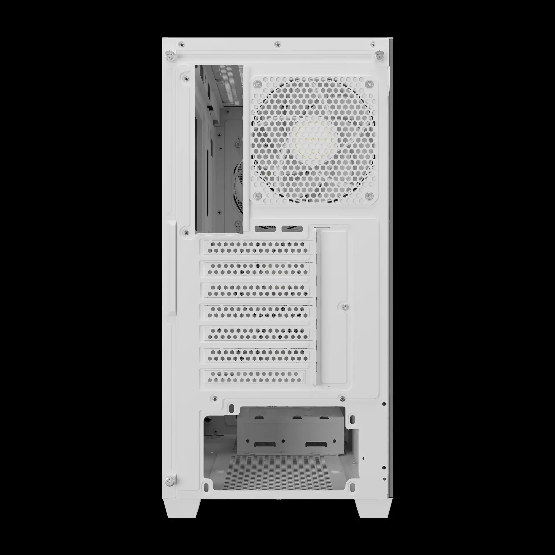 Gamdias carcasă Case E-ATX - ATHENA M3 White - USB-C, 4 x 120 mm A-RGB, Mesh, Tempered Glass - image 8