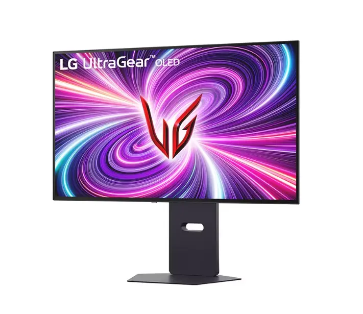 Монитор, LG 32GS95UV-B, 31.5" 4K UHD OLED Dual-Mode, 0.03ms (GtG), UHD (3840x 2160), 4K 240Hz, FHD 480Hz, 1500000:1, 450 cd/m2, 1000:1, DCI-P3 98%, AMD FreeSync, NVIDIA G-Sync, DTS, Speacer 7Wx2, VRR, HDR 400, USB Down/Up-stream, HDMI, DisplayPort, Tilt, Height, - image 1