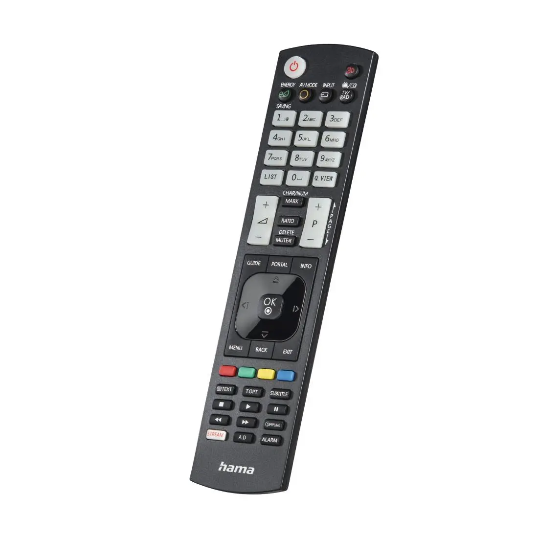HAMA Telecomandă universală pentru LG TV, Butoane luminoase, programabilă