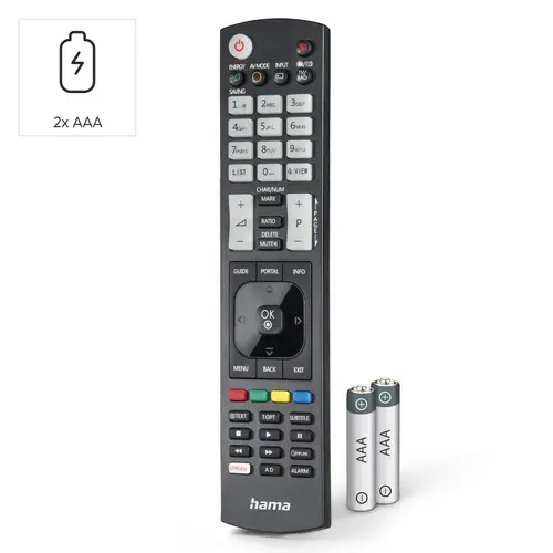 HAMA Telecomandă universală pentru LG TV, Butoane luminoase, programabilă - 7