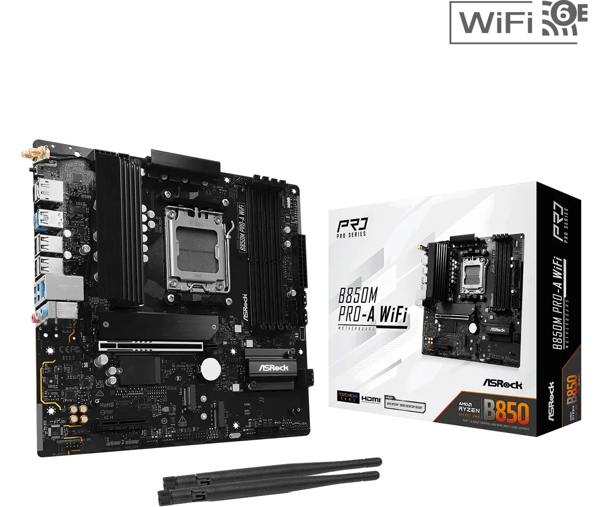 Дънна платка, ASROCK B850M PRO-A WIFI /AM5