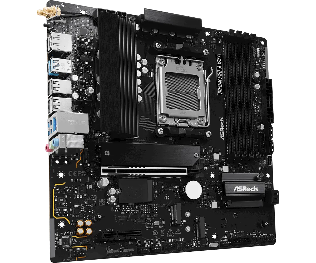 Дънна платка, ASROCK B850M PRO-A WIFI /AM5 - image 2