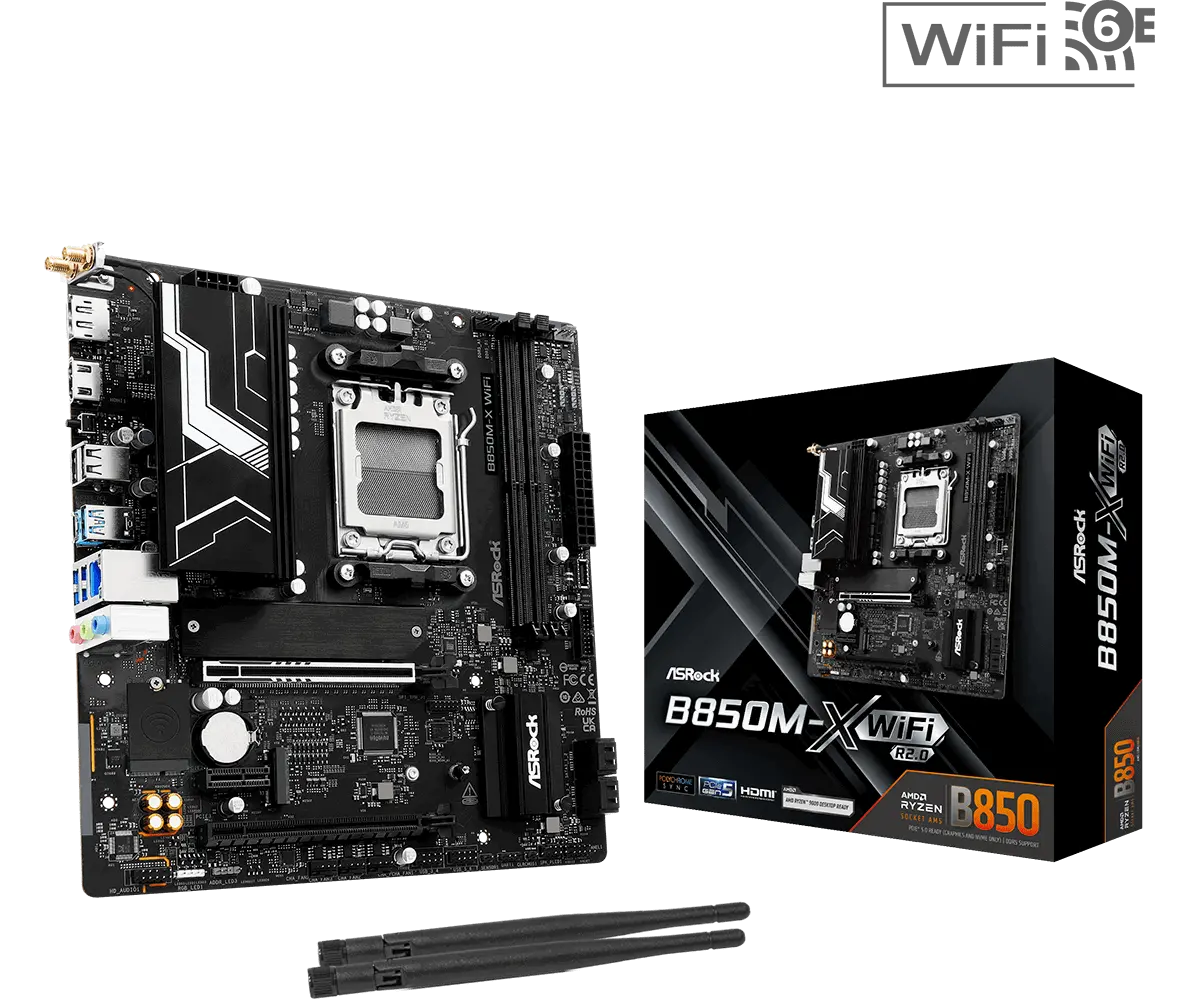 Дънна платка, ASROCK B850M-X WIFI R2.0 /AM5