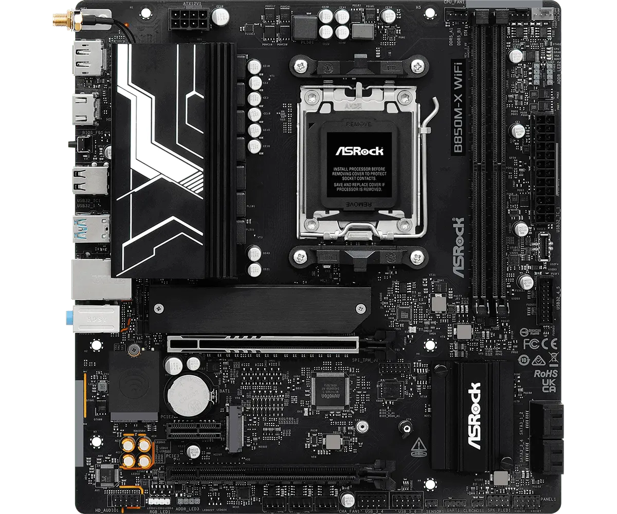 Дънна платка, ASROCK B850M-X WIFI R2.0 /AM5 - image 1