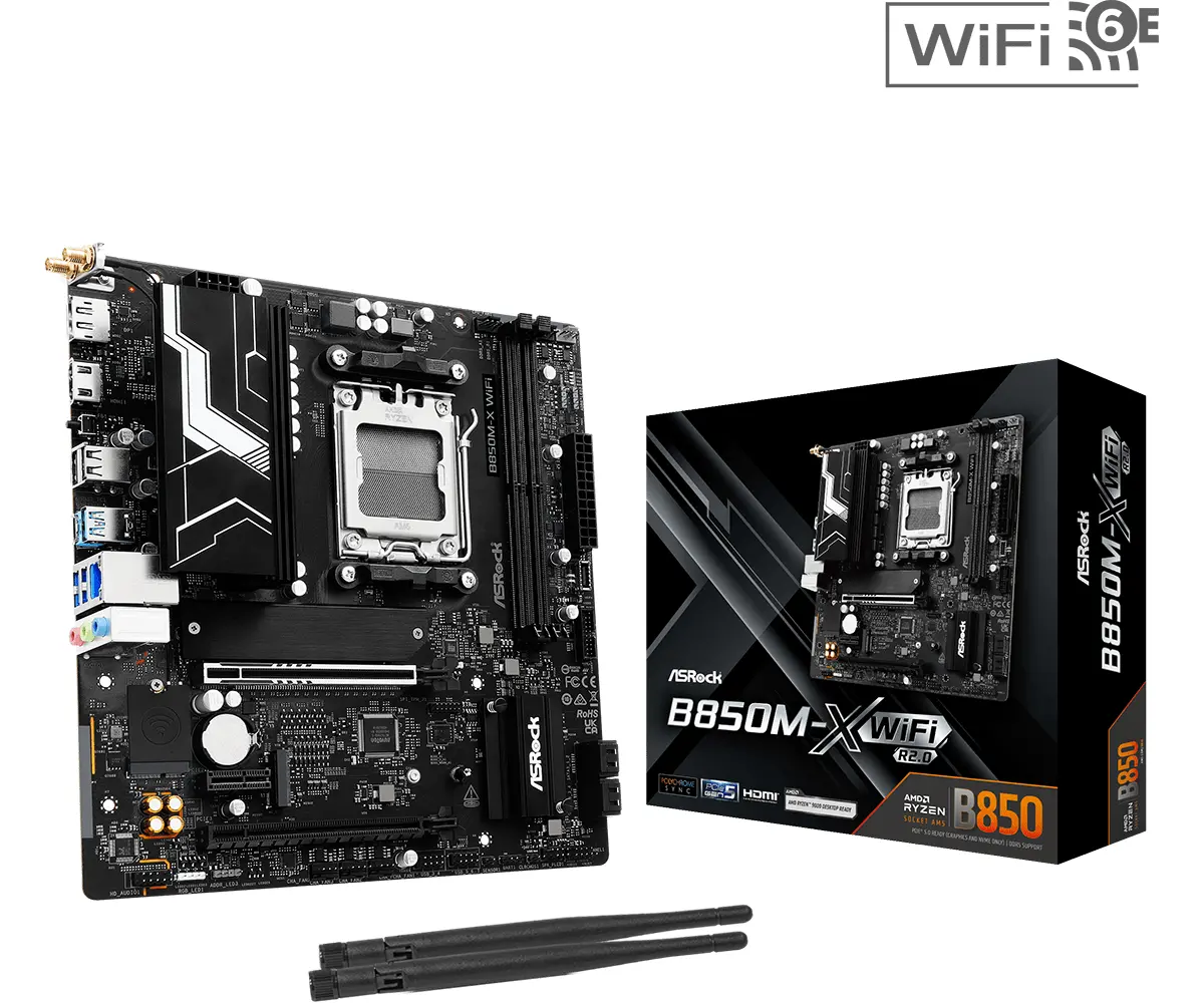 Дънна платка, ASROCK B850M-X WIFI R2.0 /AM5 - image 4