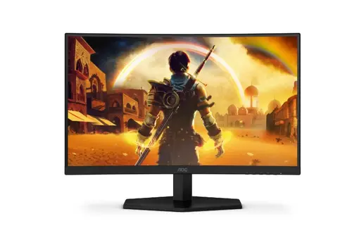 Монитор, AOC C24G42E, 23.6" VA Curved 1500R, WLED, 1020x1080@180Hz, 4ms GtG, 0.5ms MPRT, 250cd m/2, 3000:1, 80M:1 DCR, Adaptive Sync, FlickerFree, Low Blue Light, 2Wx2, Tilt, 2xHDMI, DP - image 1