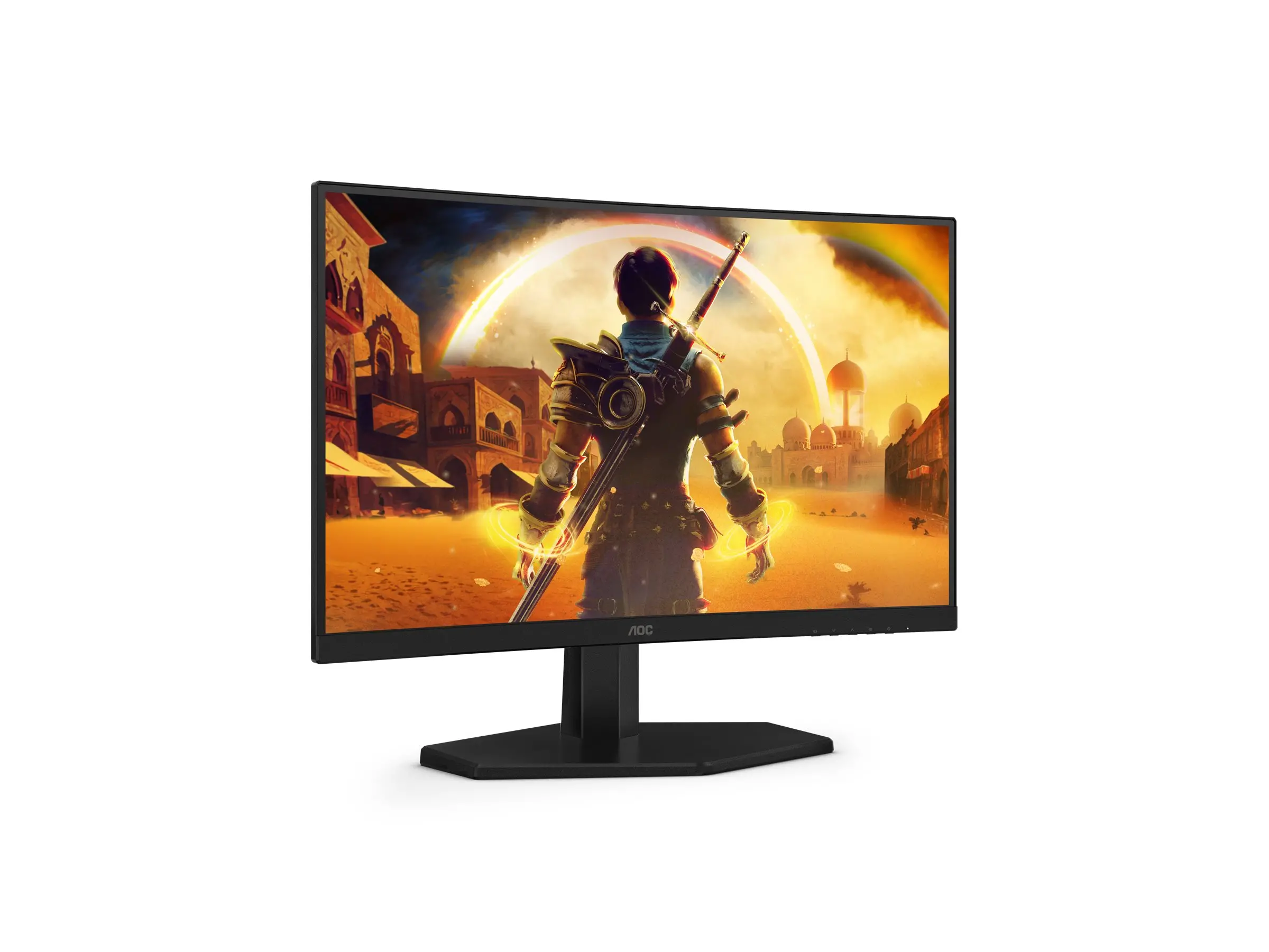 Монитор, AOC C24G42E, 23.6" VA Curved 1500R, WLED, 1020x1080@180Hz, 4ms GtG, 0.5ms MPRT, 250cd m/2, 3000:1, 80M:1 DCR, Adaptive Sync, FlickerFree, Low Blue Light, 2Wx2, Tilt, 2xHDMI, DP - image 6