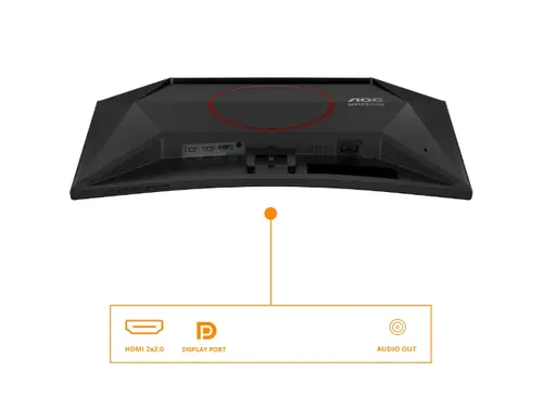 Монитор, AOC C24G42E, 23.6" VA Curved 1500R, WLED, 1020x1080@180Hz, 4ms GtG, 0.5ms MPRT, 250cd m/2, 3000:1, 80M:1 DCR, Adaptive Sync, FlickerFree, Low Blue Light, 2Wx2, Tilt, 2xHDMI, DP - image 9