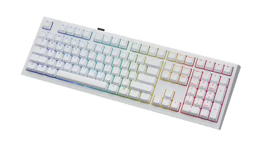 Ducky професионална геймърска механична клавиатура Professional Gaming Mechanical Keyboard One X Wireless White - Ducky AI Switches [Linear] - image 2