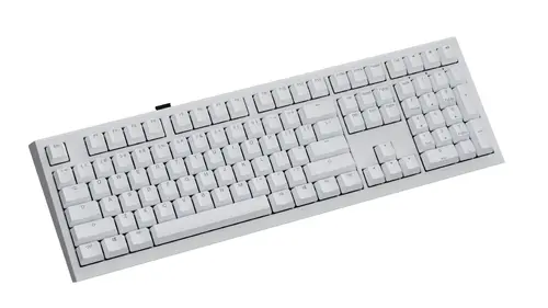 Ducky професионална геймърска механична клавиатура Professional Gaming Mechanical Keyboard One X Wireless White - Ducky AI Switches [Linear] - image 3
