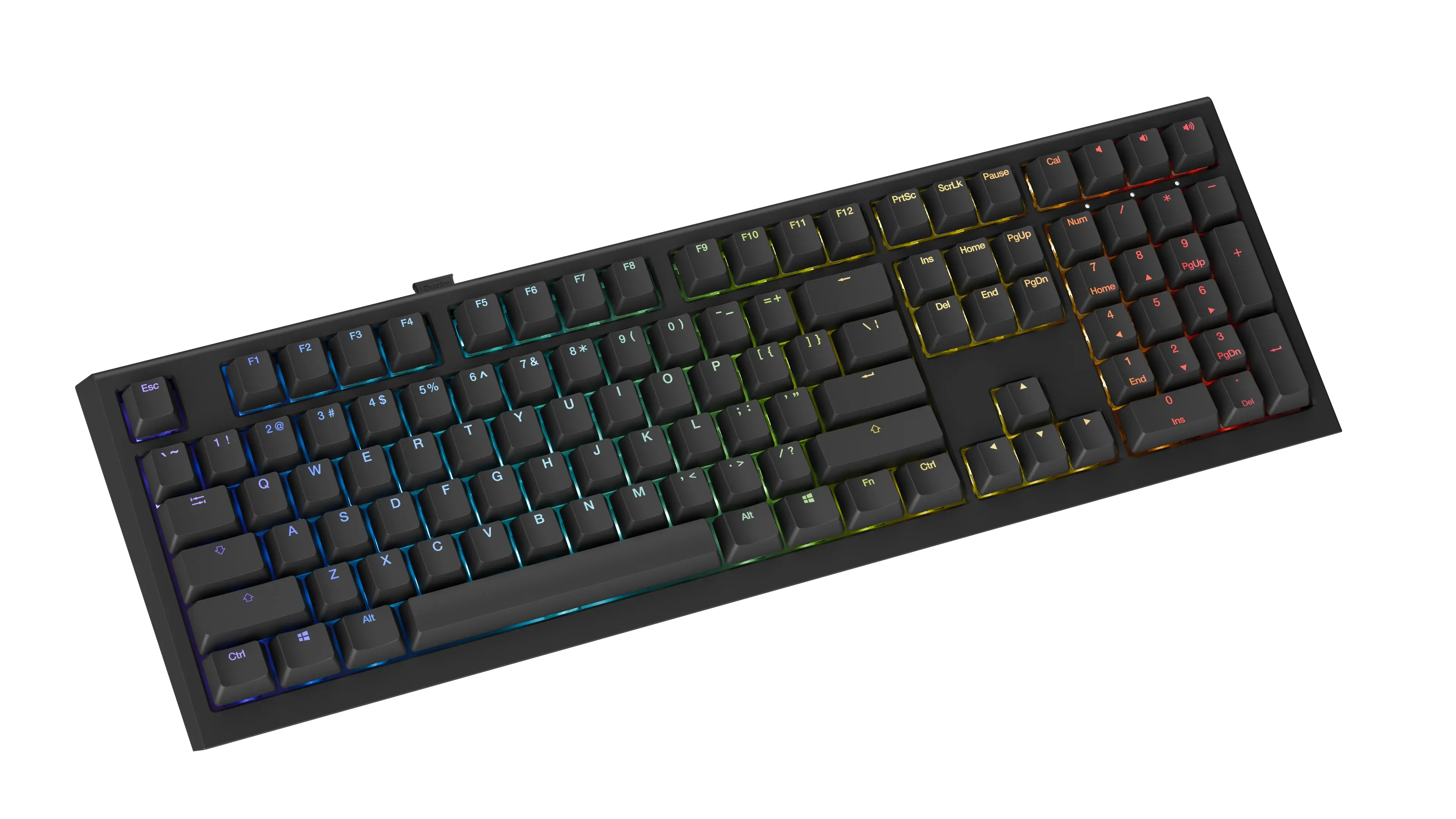Ducky професионална геймърска механична клавиатура Professional Gaming Mechanical Keyboard One X Wireless Black - Ducky AI Switches [Linear] - image 1