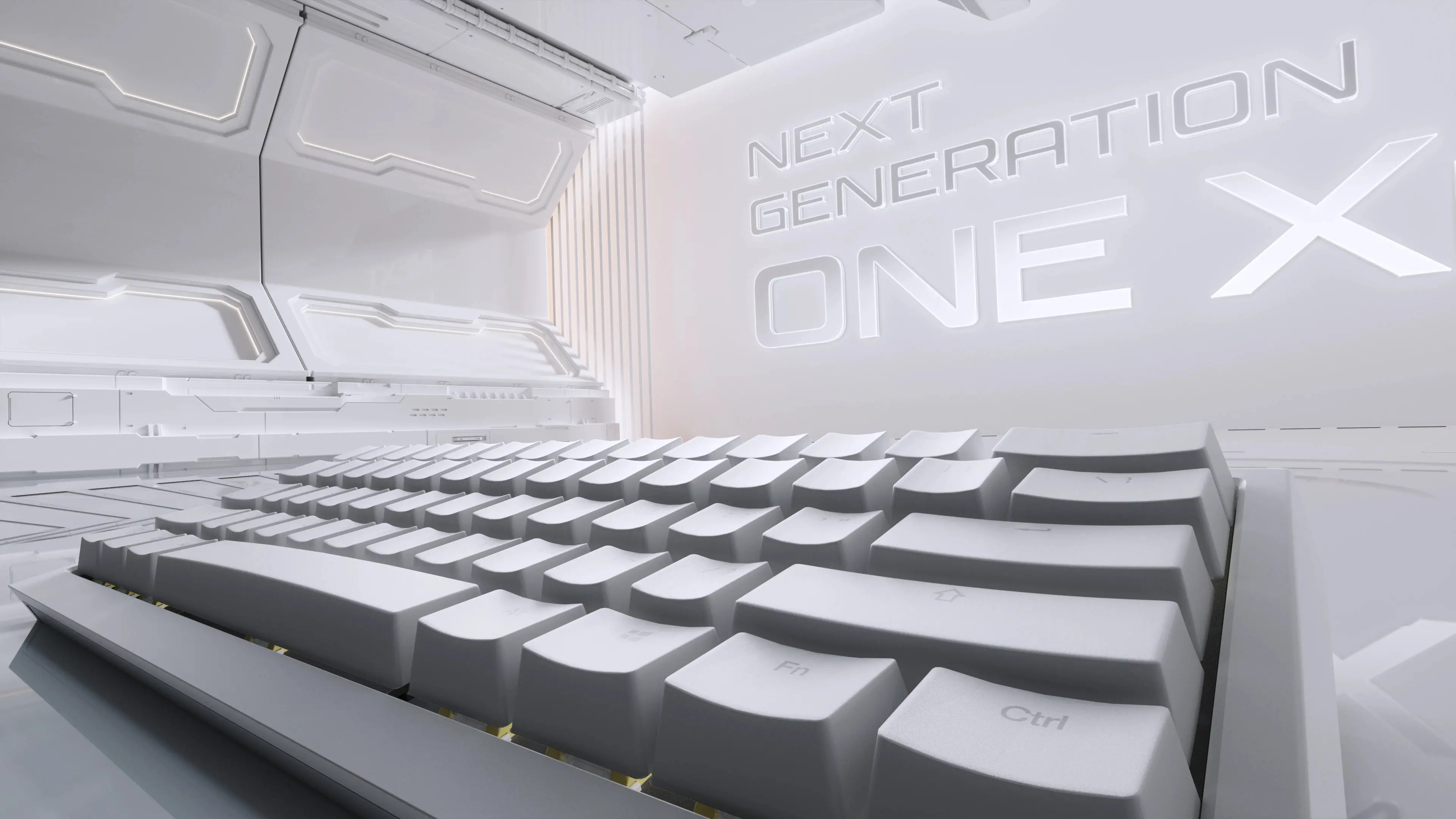 Ducky професионална геймърска механична клавиатура Professional Gaming Mechanical Keyboard One X Wireless Black - Ducky AI Switches [Linear] - image 12