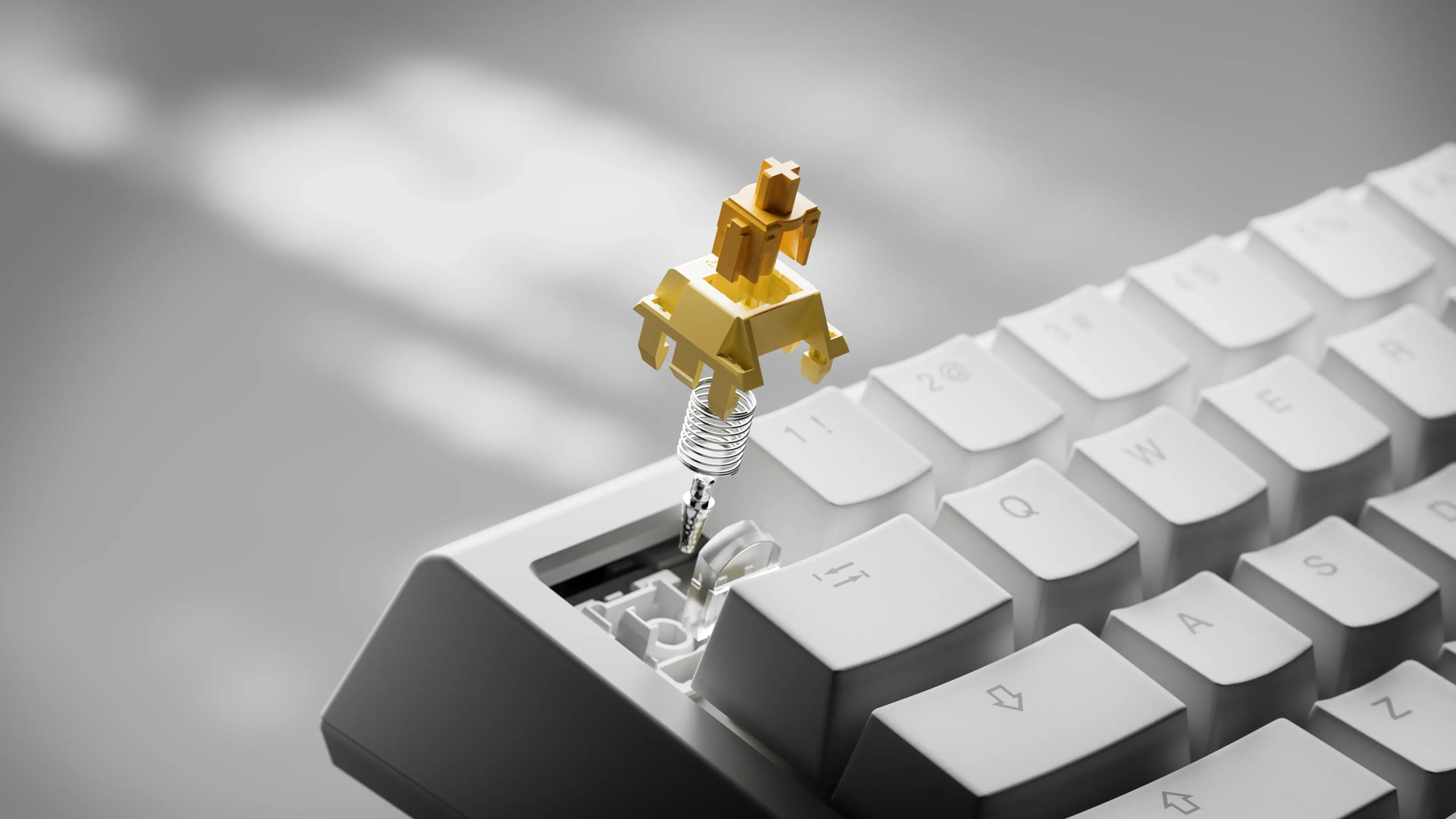 Ducky професионална геймърска механична клавиатура Professional Gaming Mechanical Keyboard One X Wireless Black - Ducky AI Switches [Linear] - image 17