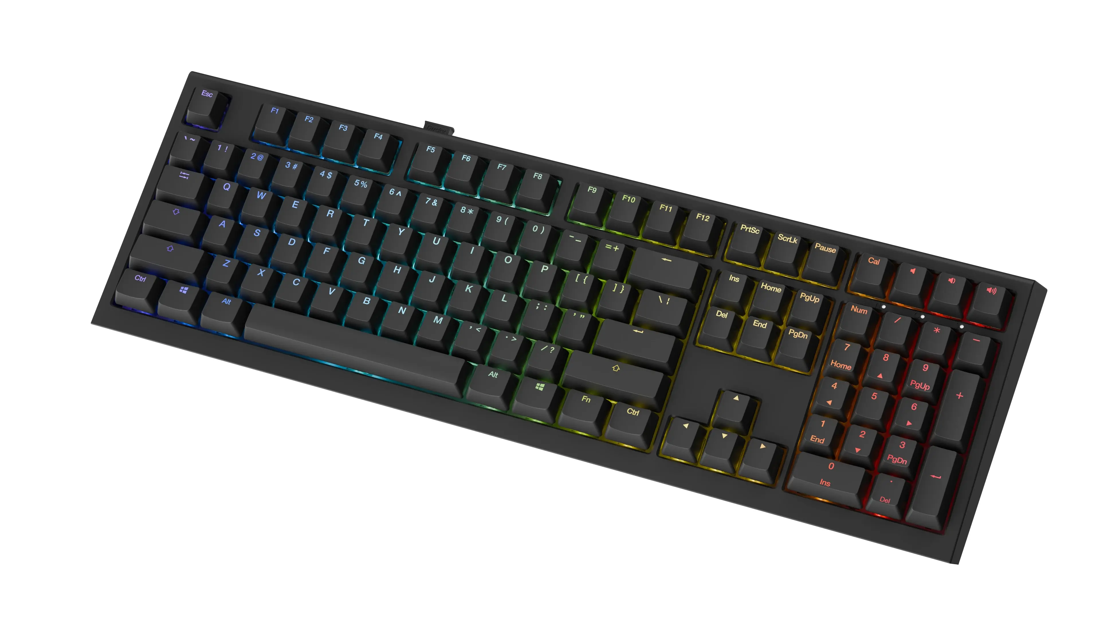Ducky професионална геймърска механична клавиатура Professional Gaming Mechanical Keyboard One X Wireless Black - Ducky AI Switches [Linear] - image 2
