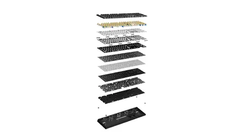 Ducky професионална геймърска механична клавиатура Professional Gaming Mechanical Keyboard One X Mini Wireless White - Ducky AI Switches [Linear] - image 12