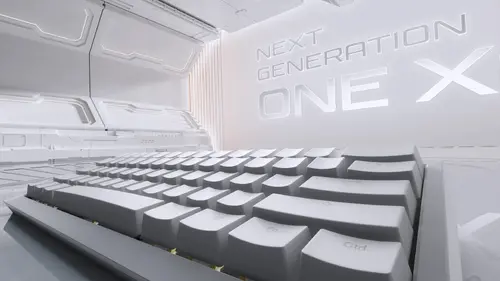 Ducky професионална геймърска механична клавиатура Professional Gaming Mechanical Keyboard One X Mini Wireless White - Ducky AI Switches [Linear] - image 14
