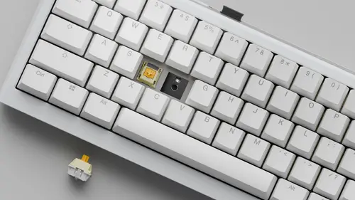 Ducky професионална геймърска механична клавиатура Professional Gaming Mechanical Keyboard One X Mini Wireless White - Ducky AI Switches [Linear] - image 7