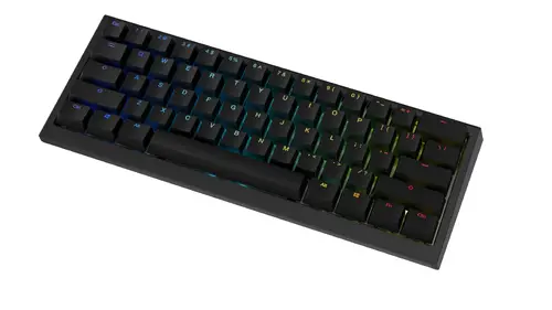 Ducky професионална геймърска механична клавиатура Professional Gaming Mechanical Keyboard One X Mini Wireless Black - Ducky AI Switches [Linear] - image 2
