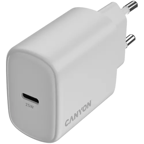 Φορτιστής CANYON OnCharge 250 25W 1xPD EU Λευκό - 4