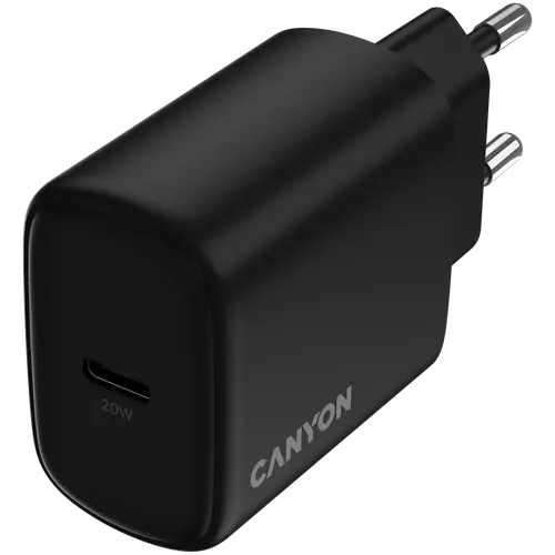 Încărcător CANYON OnCharge 200 20W 1xPD EU Negru - 4