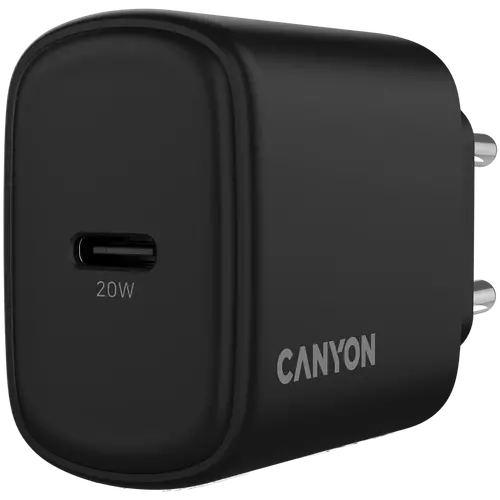Încărcător CANYON OnCharge 200 20W 1xPD EU Negru - 5