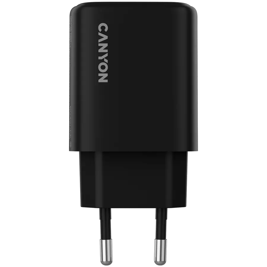 CANYON charger OnCharge 250 25W 1xPD 1xQC EU Black - image 1
