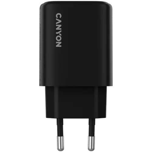 CANYON încărcător OnCharge 250 25W 1xPD 1xQC EU Negru - 2
