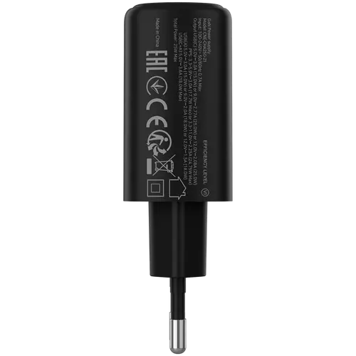 CANYON φορτιστής OnCharge 250 25W 1xPD 1xQC EU Μαύρο - 3