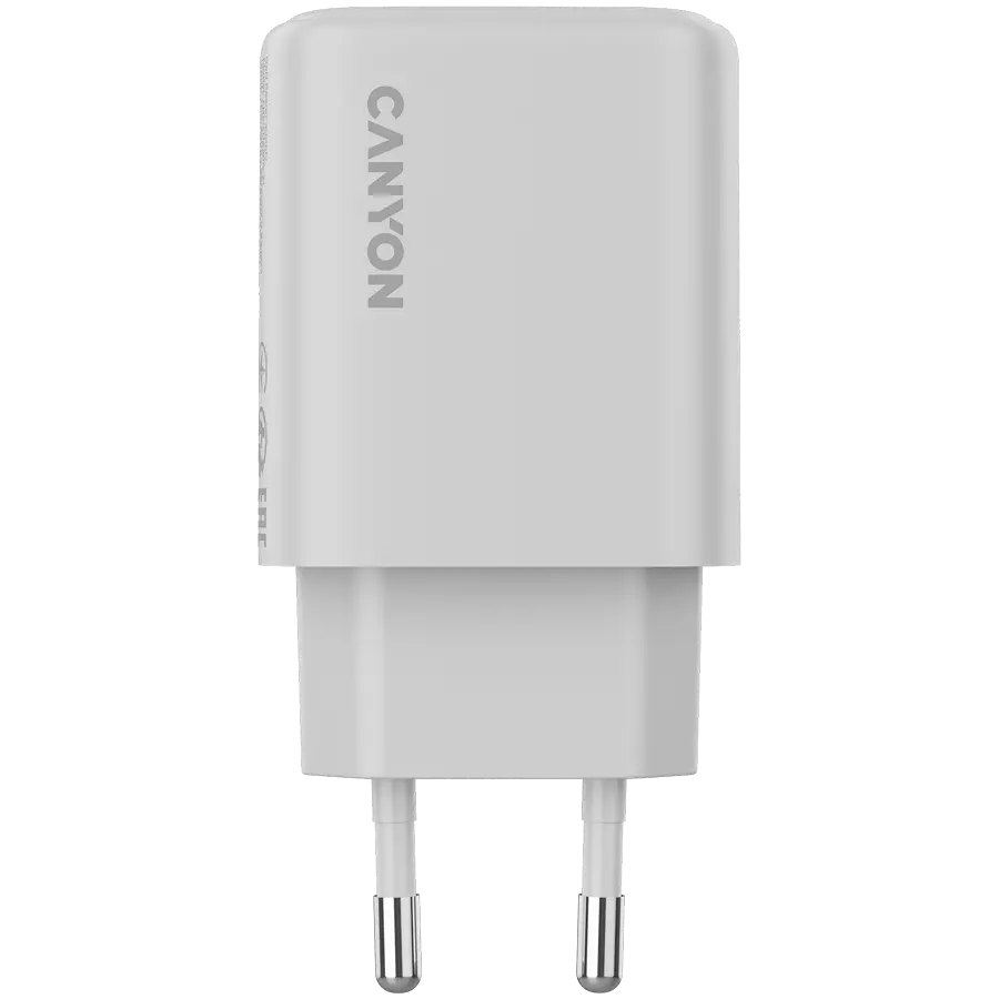 CANYON charger OnCharge 200 20W 1xPD 1xQC EU White - image 1