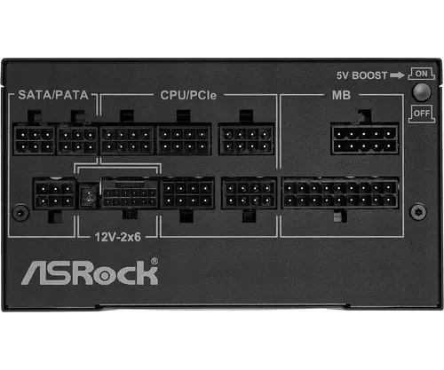 Захранващ блок ASRock Phantom Gaming 1000W 80+ Gold, PCIe 5.1 - image 1