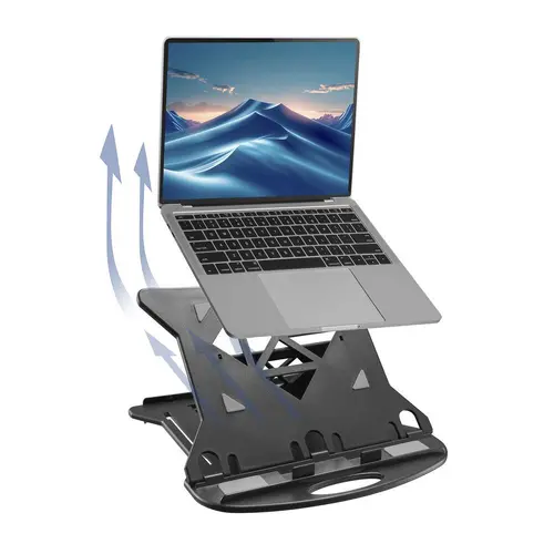 Suport pliabil ușor pentru laptop ACT AC8150, 7 poziții, Negru - 5