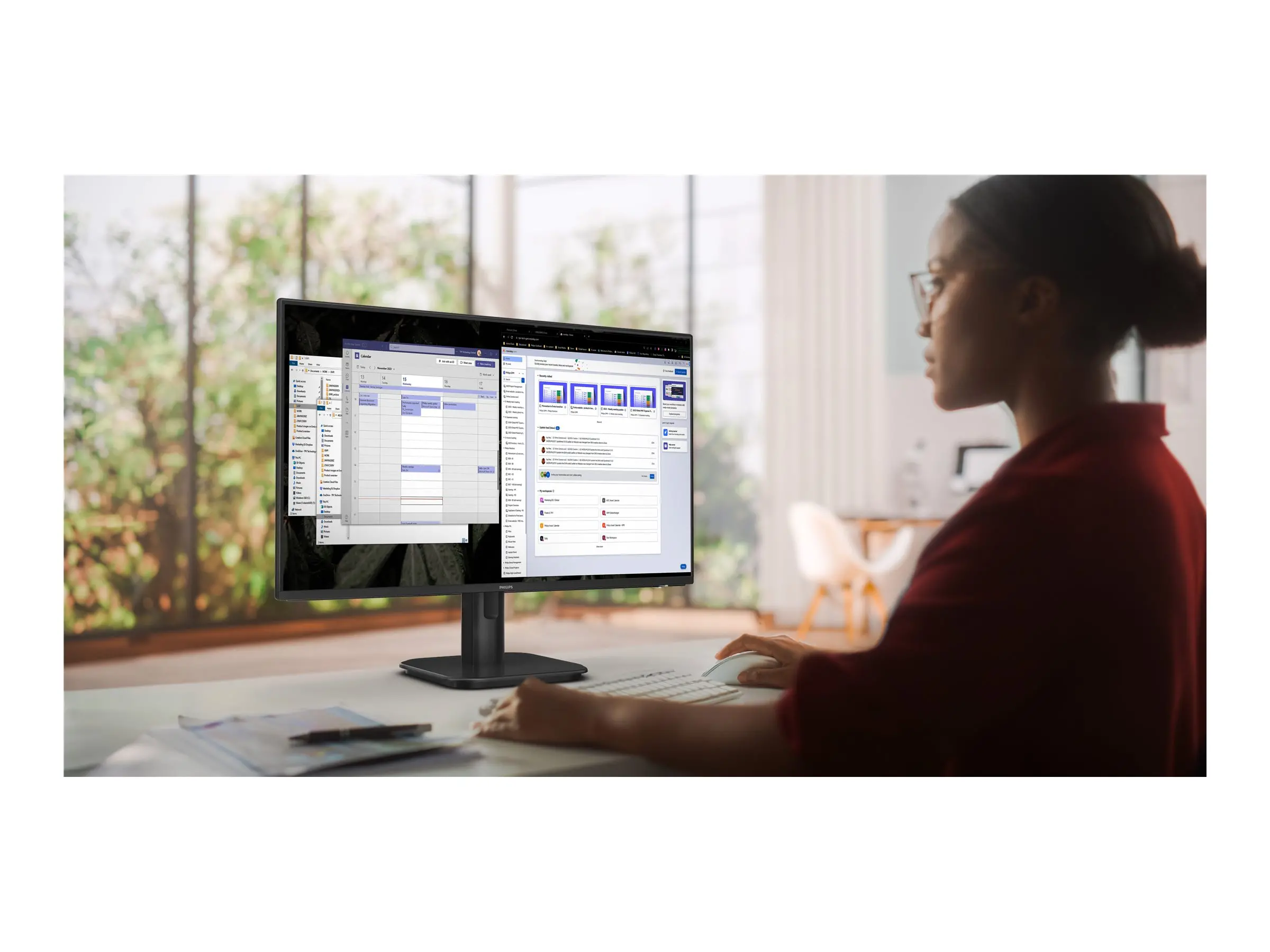 Монитор, Philips 24E1N1200A, 23.8" IPS WLED, 1920x1080@120Hz, 4ms GtG, 1ms MPRT, 300cd m/2, 1500:1, Mega Infinity DCR, Adaptive Sync, FlickerFree, LowBlue Mode, 2Wx2, Tilt, D-SUB, HDMI, DP - image 4