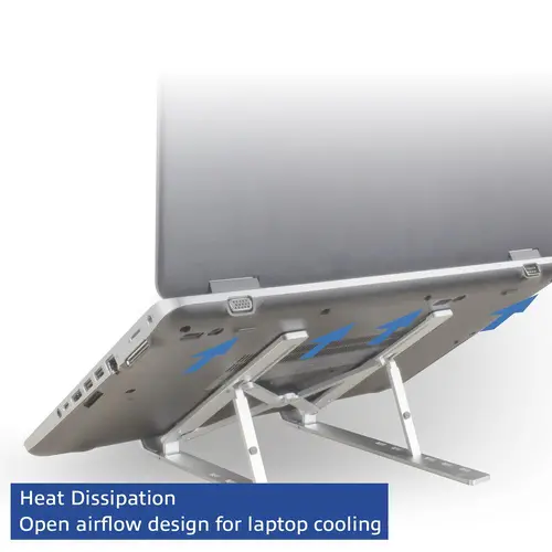 Πτυσσόμενη αλουμινένια βάση για laptop ACT AC8120, 6 θέσεις - 7